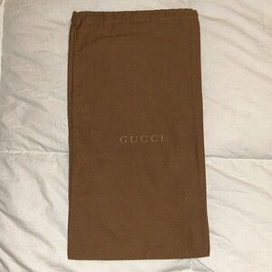 Gucci Brown long Dust bag (You get 1) - 4 available